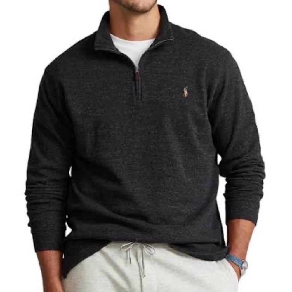 Polo Ralph Lauren - Grey Heather Quarter Zip (S)